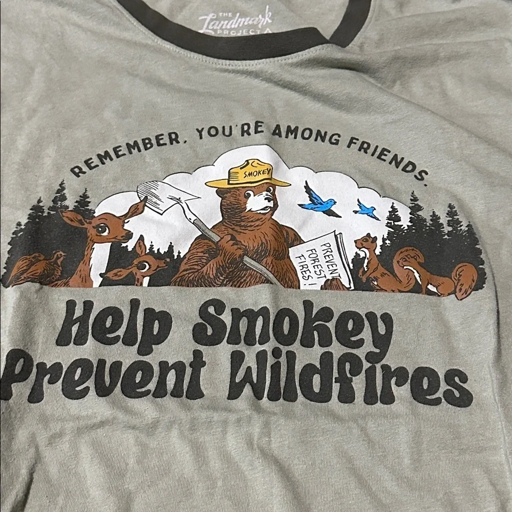 Landmark Project Unisex Smokey the Bear Tee, Large - Picture 3 of 4